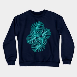 Leaf Design Crewneck Sweatshirt